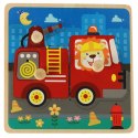 Puzzle drewniane sorter układanka straż pożarna Kik Sp. z o. o. Sp. k.