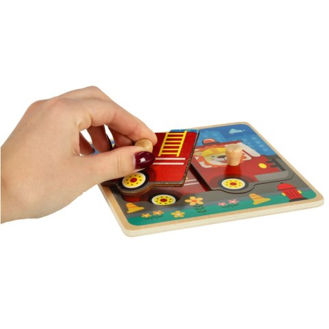Puzzle drewniane sorter układanka straż pożarna Kik Sp. z o. o. Sp. k. Puzzle drewniane sorter układanka straż pożarna Kik Sp. z o. o. Sp. k.