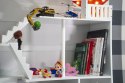 Regał na książki dla dzieci półka domek na zabawki 2w1 LULILO CALLA 116cm XXL Kik Sp. z o. o. Sp. k.