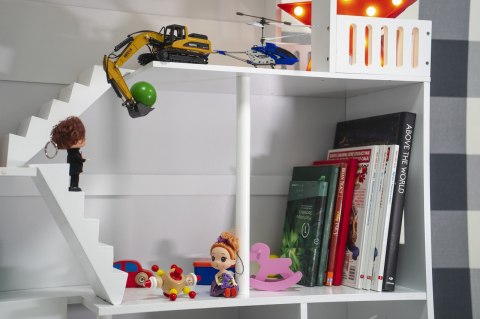 Regał na książki dla dzieci półka domek na zabawki 2w1 LULILO CALLA 116cm XXL Kik Sp. z o. o. Sp. k. Regał na książki dla dzieci półka domek na zabawki 2w1 LULILO CALLA 116cm XXL Kik Sp. z o. o. Sp. k.