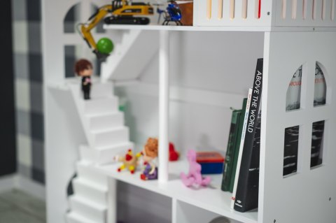 Regał na książki dla dzieci półka domek na zabawki 2w1 LULILO CALLA 116cm XXL Kik Sp. z o. o. Sp. k. Regał na książki dla dzieci półka domek na zabawki 2w1 LULILO CALLA 116cm XXL Kik Sp. z o. o. Sp. k.