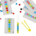 Układanka edukacyjna Montessori kolorowe kulki nauka liczenia nauka kolorów zestaw XXl 66 el. Kik Sp. z o. o. Sp. k.