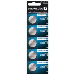 Bateria litowa guzikowa everActive CR2016 blister 5szt Baltrade Sp. z o. o.