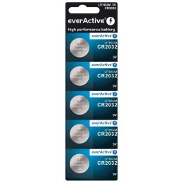 Bateria litowa guzikowa everActive CR2032 blister 5szt Baltrade Sp. z o. o.