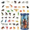 Figurki zwierzęta morskie dzikie zagrodowe dinozaury zestaw mix 48sztuk Kik Sp. z o. o. Sp. k.