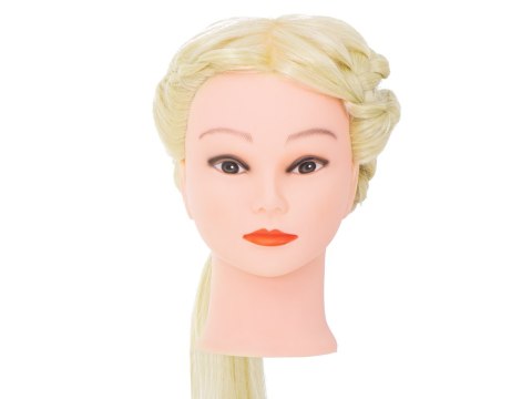 Główka głowa treningowa fryzjerska naturalne włosy blond Kik Sp. z o. o. Sp. k. Główka głowa treningowa fryzjerska naturalne włosy blond Kik Sp. z o. o. Sp. k.
