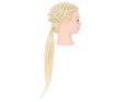 Główka głowa treningowa fryzjerska naturalne włosy blond Kik Sp. z o. o. Sp. k.