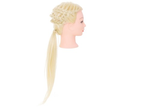 Główka głowa treningowa fryzjerska naturalne włosy blond Kik Sp. z o. o. Sp. k. Główka głowa treningowa fryzjerska naturalne włosy blond Kik Sp. z o. o. Sp. k.