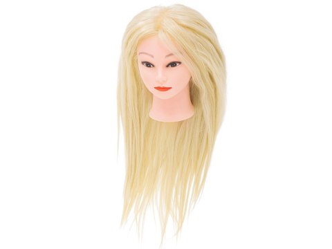 Główka głowa treningowa fryzjerska naturalne włosy blond Kik Sp. z o. o. Sp. k. Główka głowa treningowa fryzjerska naturalne włosy blond Kik Sp. z o. o. Sp. k.