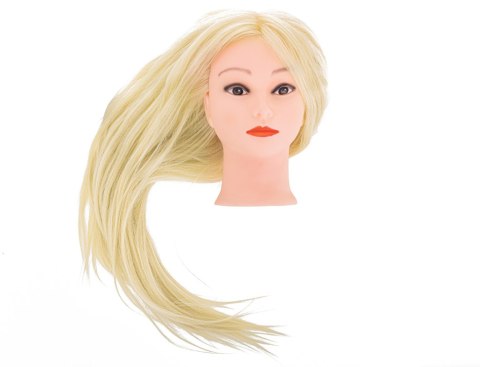 Główka głowa treningowa fryzjerska naturalne włosy blond Kik Sp. z o. o. Sp. k. Główka głowa treningowa fryzjerska naturalne włosy blond Kik Sp. z o. o. Sp. k.