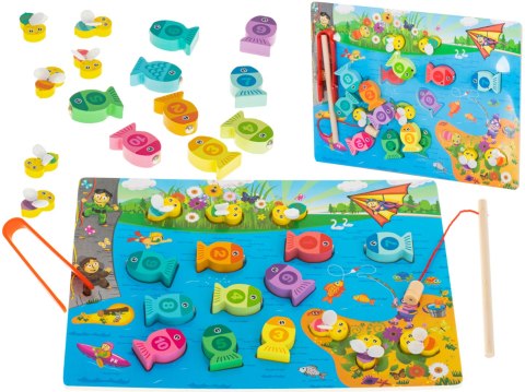 Gra drewniana rybki łowienie rybek na magnes pszczółki montessori Kik Sp. z o. o. Sp. k. Gra drewniana rybki łowienie rybek na magnes pszczółki montessori Kik Sp. z o. o. Sp. k.
