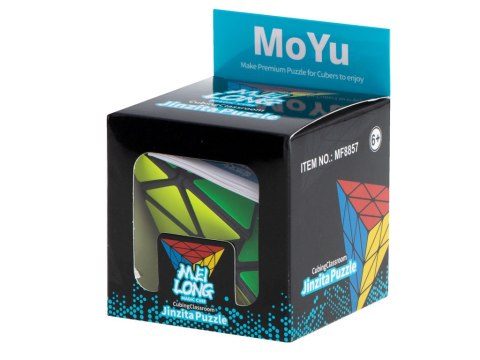 Kik Sp. z o. o. Sp. k. Gra logiczna Kostka łamigłówka 3x3 Black MoYu Kik Sp. z o. o. Sp. k. Gra logiczna Kostka łamigłówka 3x3 Black MoYu