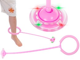 Hula hop na nogę skakanka skipper piłka świecąca migająca LED różowa Kik Sp. z o. o. Sp. k.