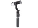 Kijek do selfie z pilotem Bluetooth statyw tripod lampka LED czarny Kik Sp. z o. o. Sp. k.