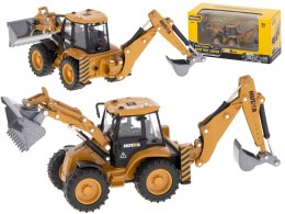 Koparka ładowarka metalowa z ruchomymi łyżkami Die-Cast H-toys 1704 1:50 Kik Sp. z o. o. Sp. k.