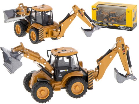 Kik Sp. z o. o. Sp. k. Koparka ładowarka metalowa z ruchomymi łyżkami Die-Cast H-toys 1704 1:50 Kik Sp. z o. o. Sp. k. Koparka ładowarka metalowa z ruchomymi łyżkami Die-Cast H-toys 1704 1:50