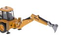 Kik Sp. z o. o. Sp. k. Koparka ładowarka metalowa z ruchomymi łyżkami Die-Cast H-toys 1704 1:50