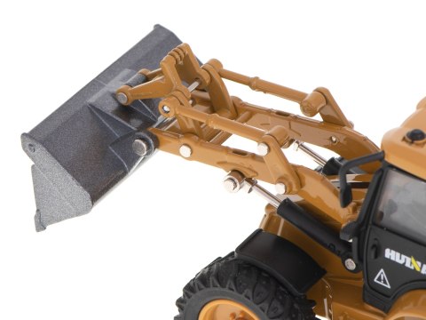 Kik Sp. z o. o. Sp. k. Koparka ładowarka metalowa z ruchomymi łyżkami Die-Cast H-toys 1704 1:50 Kik Sp. z o. o. Sp. k. Koparka ładowarka metalowa z ruchomymi łyżkami Die-Cast H-toys 1704 1:50