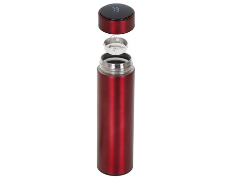 Kik Sp. z o. o. Sp. k. Kubek bidon termiczny termos smart LED 500ml bordowy Kik Sp. z o. o. Sp. k. Kubek bidon termiczny termos smart LED 500ml bordowy
