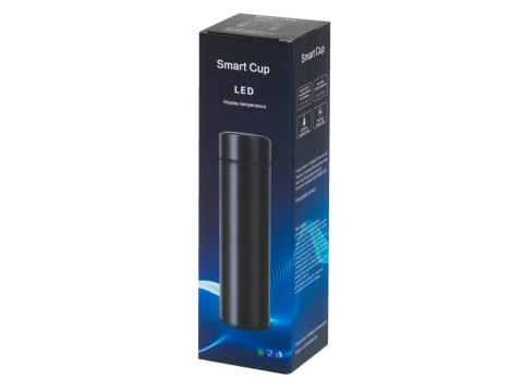 Kik Sp. z o. o. Sp. k. Kubek bidon termiczny termos smart LED 500ml bordowy Kik Sp. z o. o. Sp. k. Kubek bidon termiczny termos smart LED 500ml bordowy