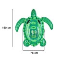 Materac dmuchany do pływania ponton dla dzieci z uchwytami żółw 150cm 3+ INTEX Kik Sp. z o. o. Sp. k.