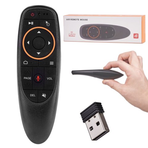 Pilot do telewizora laptopa G10 Smart TV Box z mikrofonem X9 USB nowoczesny Kik Sp. z o. o. Sp. k. Pilot do telewizora laptopa G10 Smart TV Box z mikrofonem X9 USB nowoczesny Kik Sp. z o. o. Sp. k.
