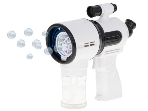 Kik Sp. z o. o. Sp. k. Pistolet do robienia baniek mydlanych biały Kik Sp. z o. o. Sp. k. Pistolet do robienia baniek mydlanych biały