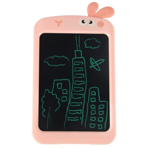 Kik Sp. z o. o. Sp. k. Tablet graficzny do rysowania dla dzieci znikopis tablica ekran LCD 8,5' królik róż Kik Sp. z o. o. Sp. k. Tablet graficzny do rysowania dla dzieci znikopis tablica ekran LCD 8,5' królik róż