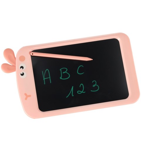 Kik Sp. z o. o. Sp. k. Tablet graficzny do rysowania dla dzieci znikopis tablica ekran LCD 8,5' królik róż Kik Sp. z o. o. Sp. k. Tablet graficzny do rysowania dla dzieci znikopis tablica ekran LCD 8,5' królik róż