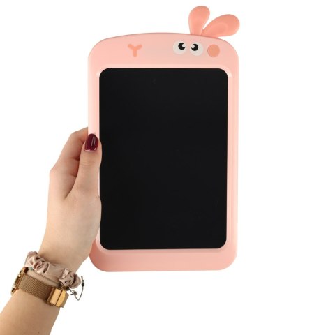 Kik Sp. z o. o. Sp. k. Tablet graficzny do rysowania dla dzieci znikopis tablica ekran LCD 8,5' królik róż Kik Sp. z o. o. Sp. k. Tablet graficzny do rysowania dla dzieci znikopis tablica ekran LCD 8,5' królik róż