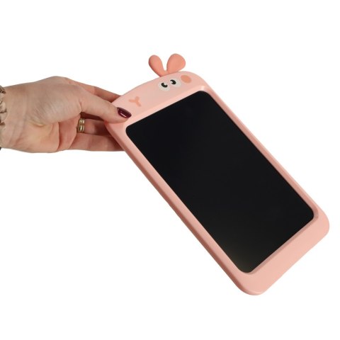 Kik Sp. z o. o. Sp. k. Tablet graficzny do rysowania dla dzieci znikopis tablica ekran LCD 8,5' królik róż Kik Sp. z o. o. Sp. k. Tablet graficzny do rysowania dla dzieci znikopis tablica ekran LCD 8,5' królik róż
