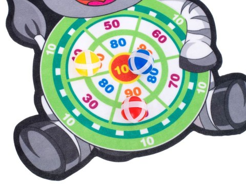 Tarcza Dart z rzutkami piłkami na rzep celowanie rzut do celu zebra Kik Sp. z o. o. Sp. k. Tarcza Dart z rzutkami piłkami na rzep celowanie rzut do celu zebra Kik Sp. z o. o. Sp. k.