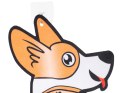 Tarcza Dart z rzutkami piłkami na rzep celowanie rzut do celu corgi Kik Sp. z o. o. Sp. k.