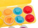 Kik Sp. z o. o. Sp. k. Układanka edukacyjna sorter dopasuj kształty jajka 12 sztuk