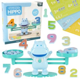 Waga szalkowa edukacyjna nauka liczenia hipopotam mini Kik Sp. z o. o. Sp. k.