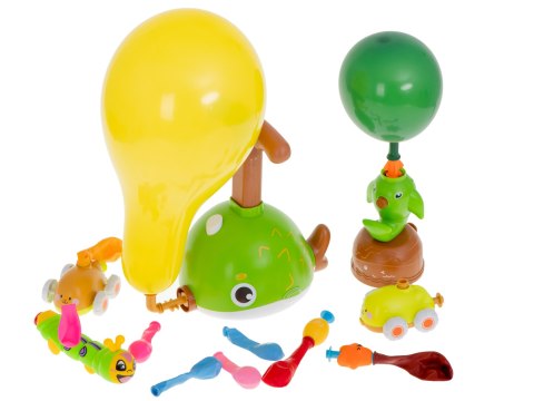 Wyrzutnia balonów samochód aerodynamiczny ryba zestaw 21 elementów Kik Sp. z o. o. Sp. k. Wyrzutnia balonów samochód aerodynamiczny ryba zestaw 21 elementów Kik Sp. z o. o. Sp. k.