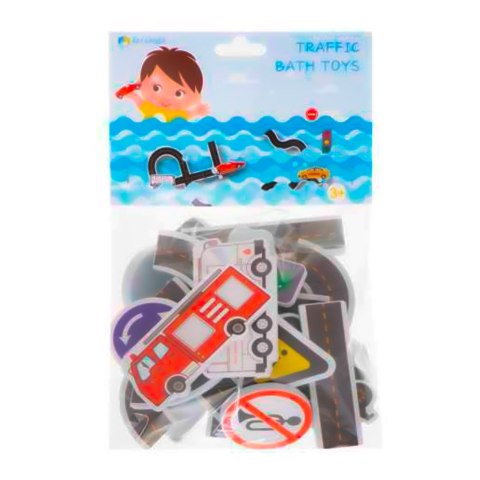 Zabawka do kąpieli wanny wodna dla dzieci naklejki piankowe autka ulica puzzle 23 el. Kik Sp. z o. o. Sp. k. Zabawka do kąpieli wanny wodna dla dzieci naklejki piankowe autka ulica puzzle 23 el. Kik Sp. z o. o. Sp. k.