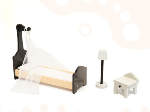 Domek dla lalek drewniany MDF mebelki 122cm XXL LED Kik Sp. z o. o. Sp. k. Domek dla lalek drewniany MDF mebelki 122cm XXL LED Kik Sp. z o. o. Sp. k.