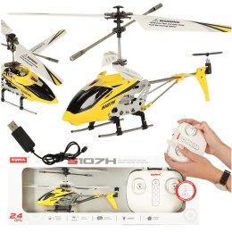Helikopter zdalnie sterowany na pilota RC SYMA S107H 2.4GHz RTF żółty Kik Sp. z o. o. Sp. k.