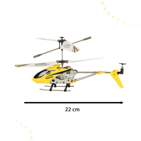 Helikopter zdalnie sterowany na pilota RC SYMA S107H 2.4GHz RTF żółty Kik Sp. z o. o. Sp. k. Helikopter zdalnie sterowany na pilota RC SYMA S107H 2.4GHz RTF żółty Kik Sp. z o. o. Sp. k.