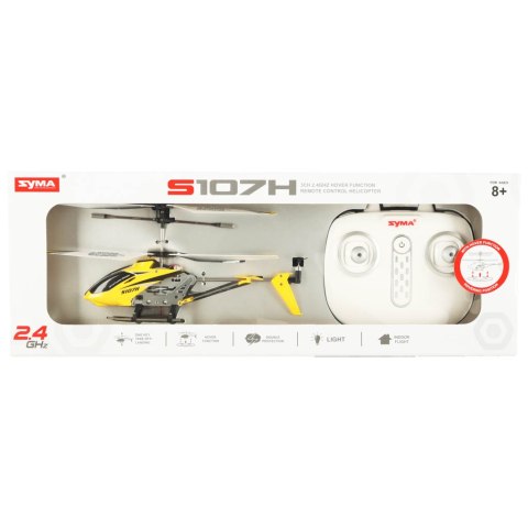 Helikopter zdalnie sterowany na pilota RC SYMA S107H 2.4GHz RTF żółty Kik Sp. z o. o. Sp. k. Helikopter zdalnie sterowany na pilota RC SYMA S107H 2.4GHz RTF żółty Kik Sp. z o. o. Sp. k.
