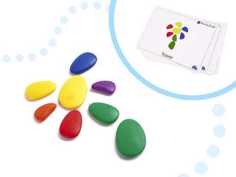 Kamyki kreatywne kolorowe układanka montessori 65 el. Kik Sp. z o. o. Sp. k. Kamyki kreatywne kolorowe układanka montessori 65 el. Kik Sp. z o. o. Sp. k.