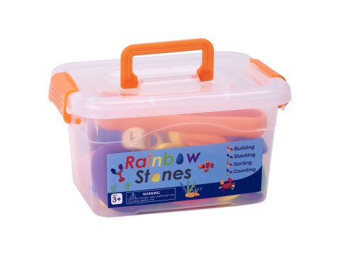Kamyki kreatywne kolorowe układanka montessori 65 el. Kik Sp. z o. o. Sp. k. Kamyki kreatywne kolorowe układanka montessori 65 el. Kik Sp. z o. o. Sp. k.