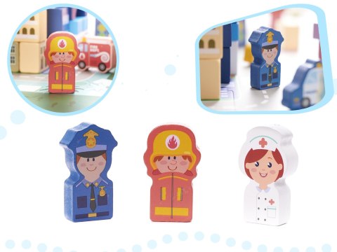 Klocki drewniane edukacyjne miasto puzzle 100el. Kik Sp. z o. o. Sp. k. Klocki drewniane edukacyjne miasto puzzle 100el. Kik Sp. z o. o. Sp. k.
