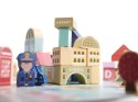 Klocki drewniane edukacyjne miasto puzzle 100el. Kik Sp. z o. o. Sp. k.
