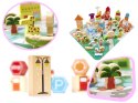 Klocki drewniane edukacyjne miasto puzzle 120el. Kik Sp. z o. o. Sp. k.
