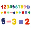 Liczydło drewniane sorter cyfry montessori 3w1 13x36cm Kik Sp. z o. o. Sp. k.