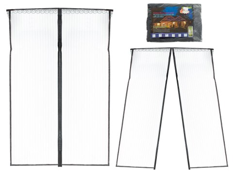 Moskitiera siatka magnetyczna na drzwi 100x210cm CZARNA Kik Sp. z o. o. Sp. k. Moskitiera siatka magnetyczna na drzwi 100x210cm CZARNA Kik Sp. z o. o. Sp. k.