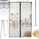 Moskitiera siatka magnetyczna na drzwi 110x220cm CZARNA Kik Sp. z o. o. Sp. k.