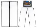 Moskitiera siatka magnetyczna na drzwi 85x210cm CZARNA Kik Sp. z o. o. Sp. k.